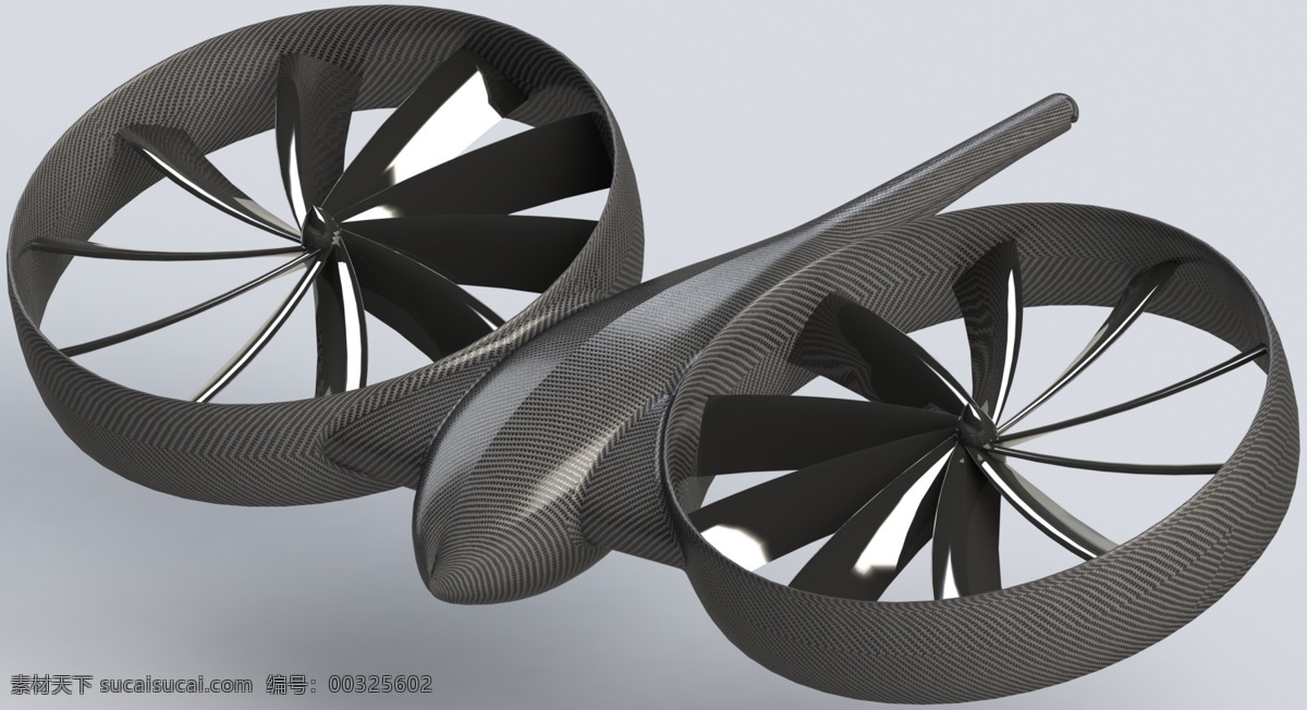 无人机 效果图 渲染 solidworks autocad catia 发明家 飞行器 3d模型素材 建筑模型