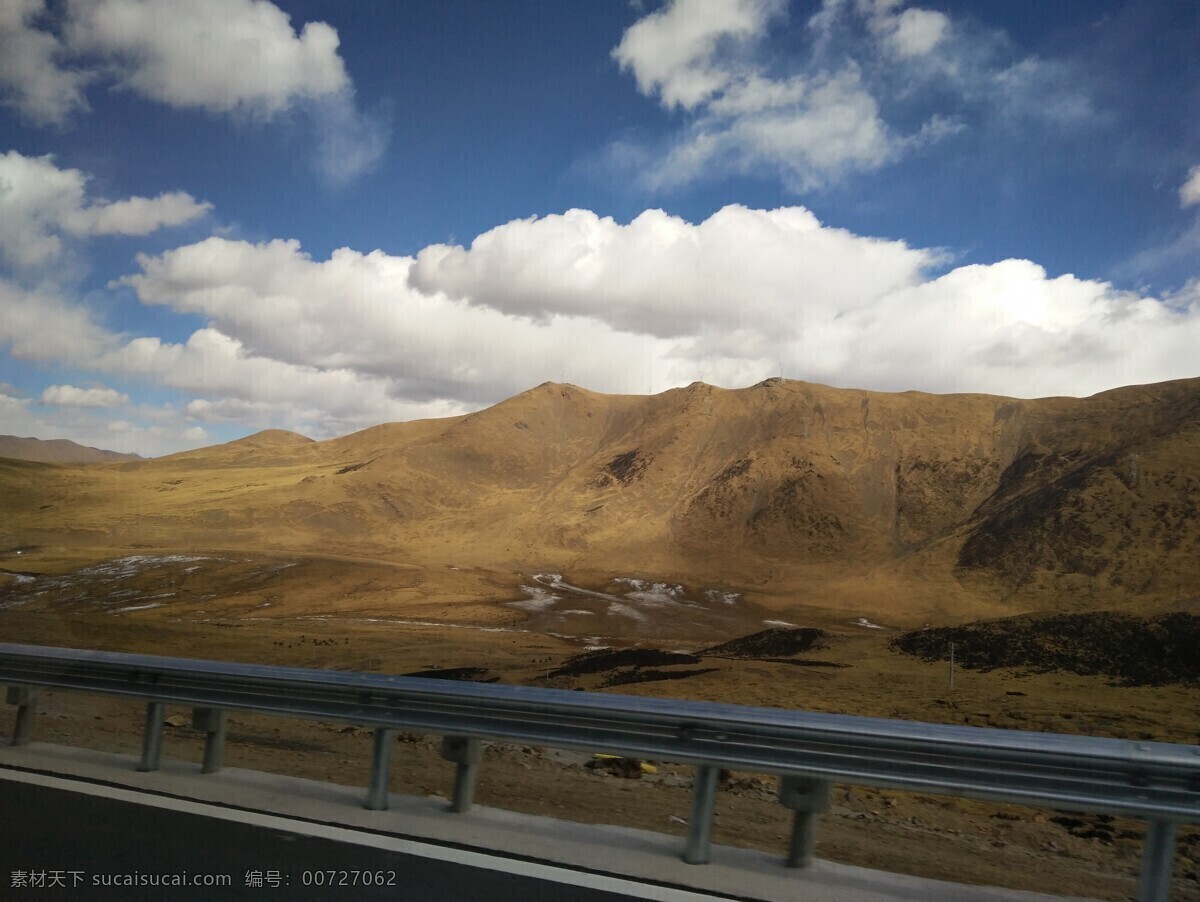 西藏景观 西藏 公路 蓝天 白云 高原 旅游摄影 国内旅游