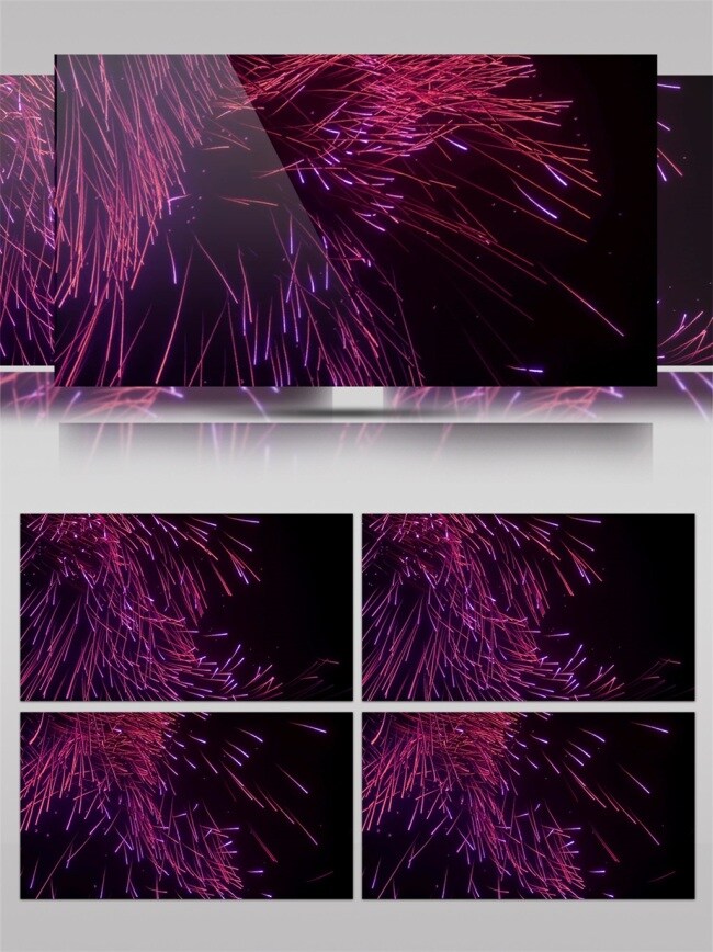 紫红 光线 高清 视频 3d视频素材 光束 红色 酒吧舞台 特效视频素材 晚会舞台背景 舞台灯光 紫色