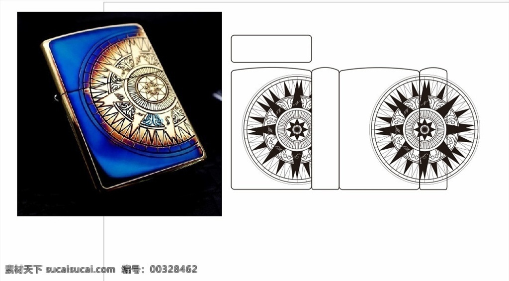 zippo 罗盘 黑白 矢量 激光 文化艺术 传统文化