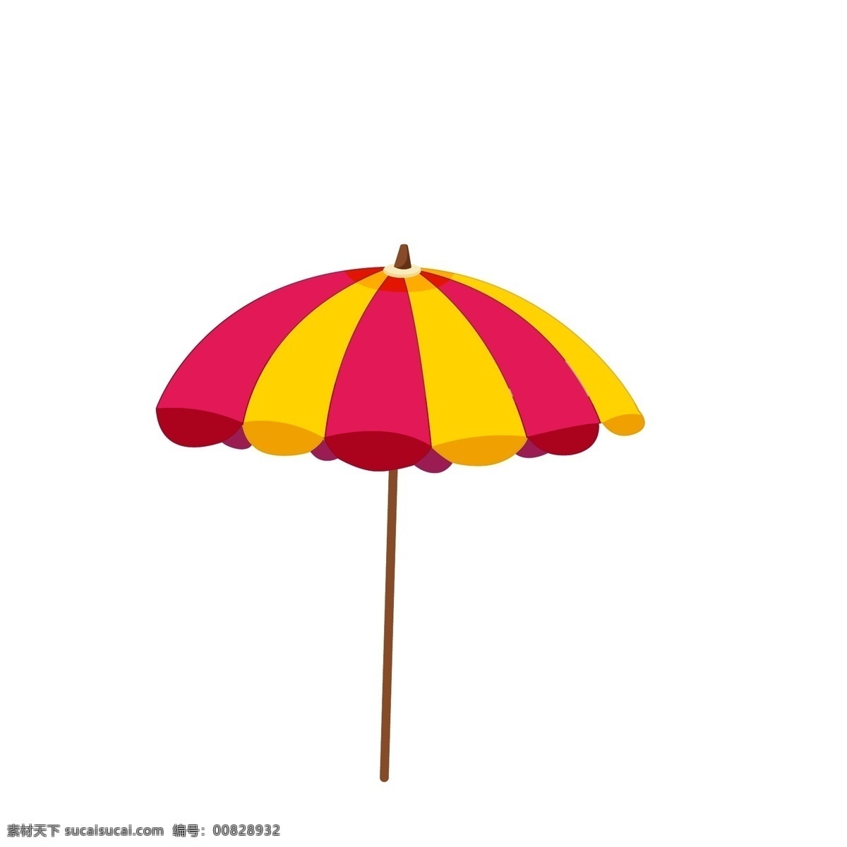 卡通 插画 太阳伞 伞 遮阳 大伞 雨伞 遮阳伞 沙滩伞 动漫动画