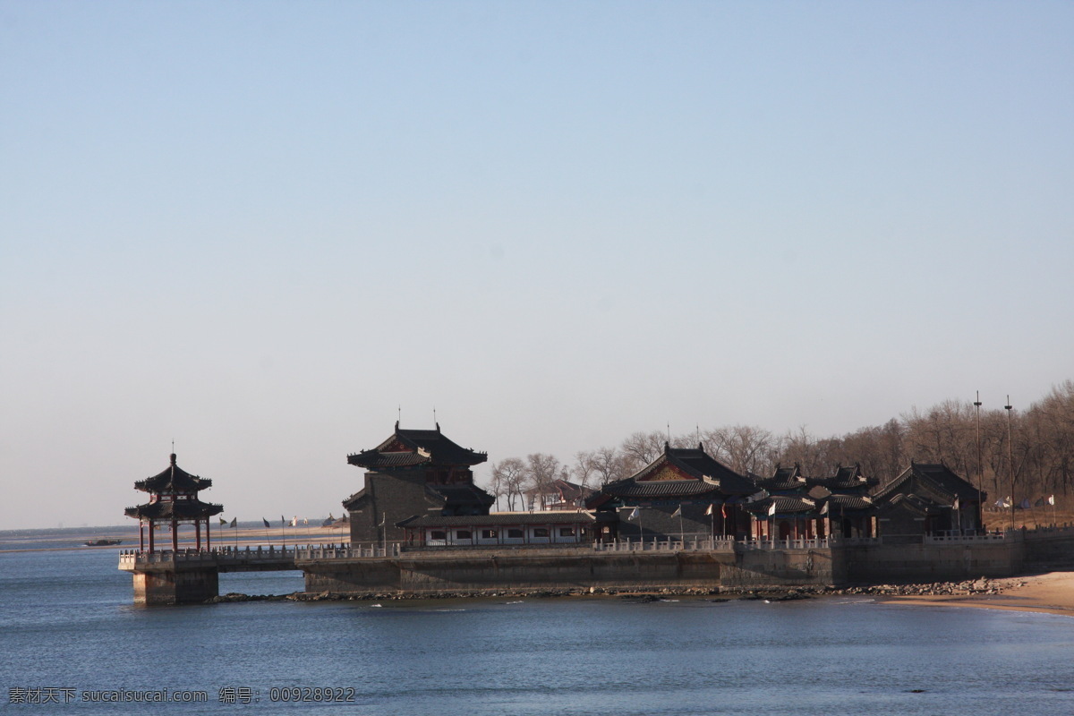 老龙头 大海 古楼 海岸 海景 建筑摄影 建筑园林 景观 岸边 风景 生活 旅游餐饮