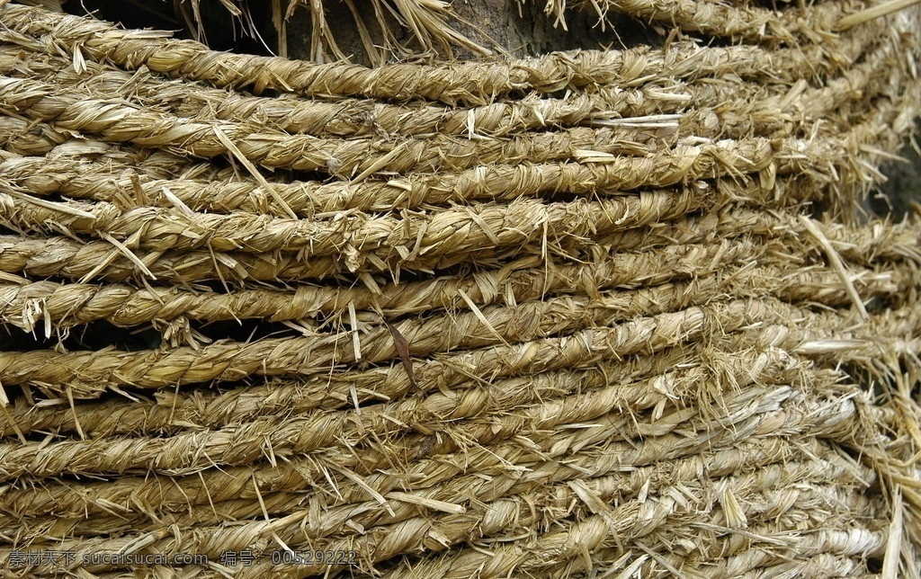 稻草绳 稻草 绳 纹理 线条 绳子 生活素材 生活百科