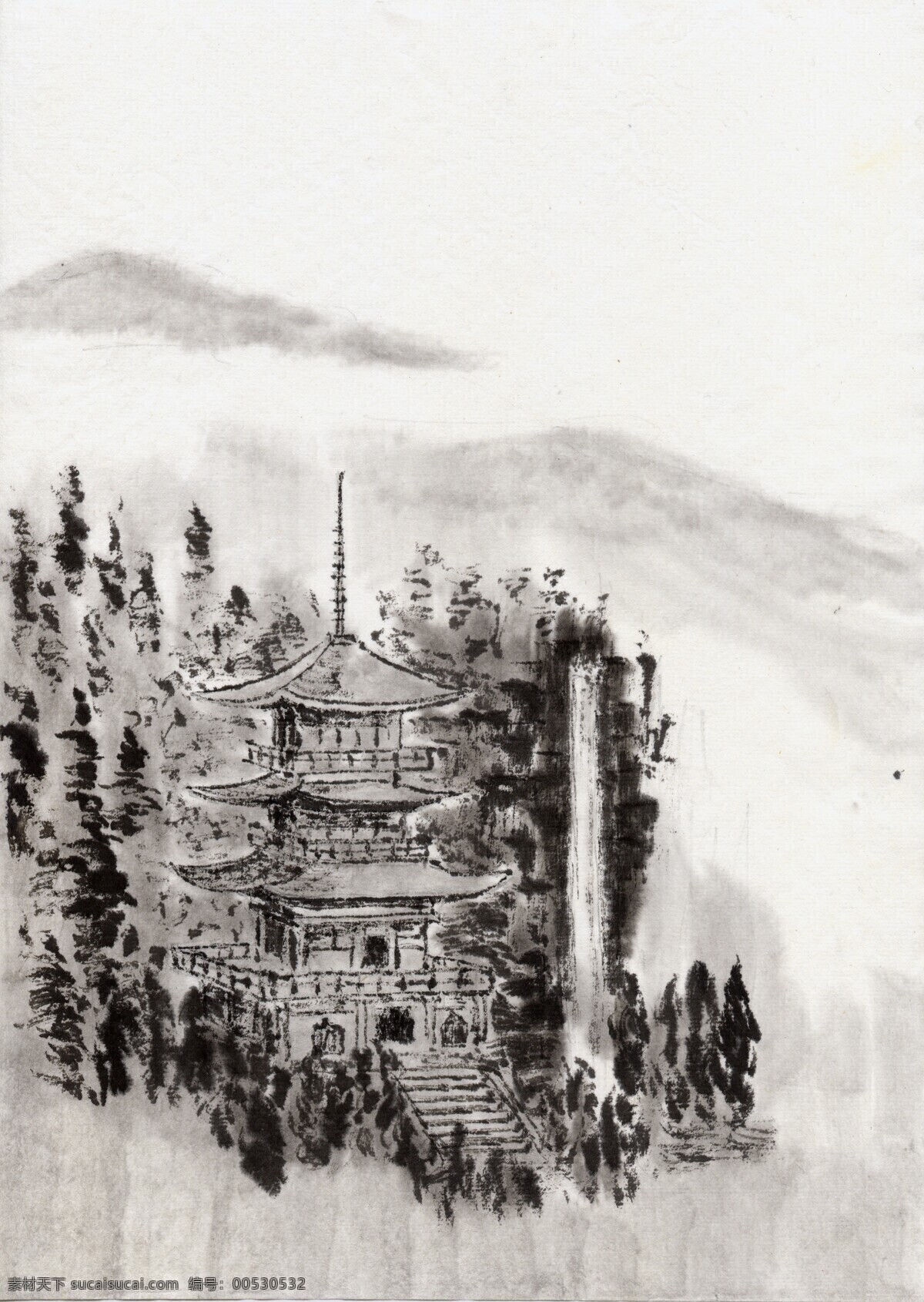 全球 首席 大百科 丹青 古色古香 国画 山水画 水墨 文化艺术