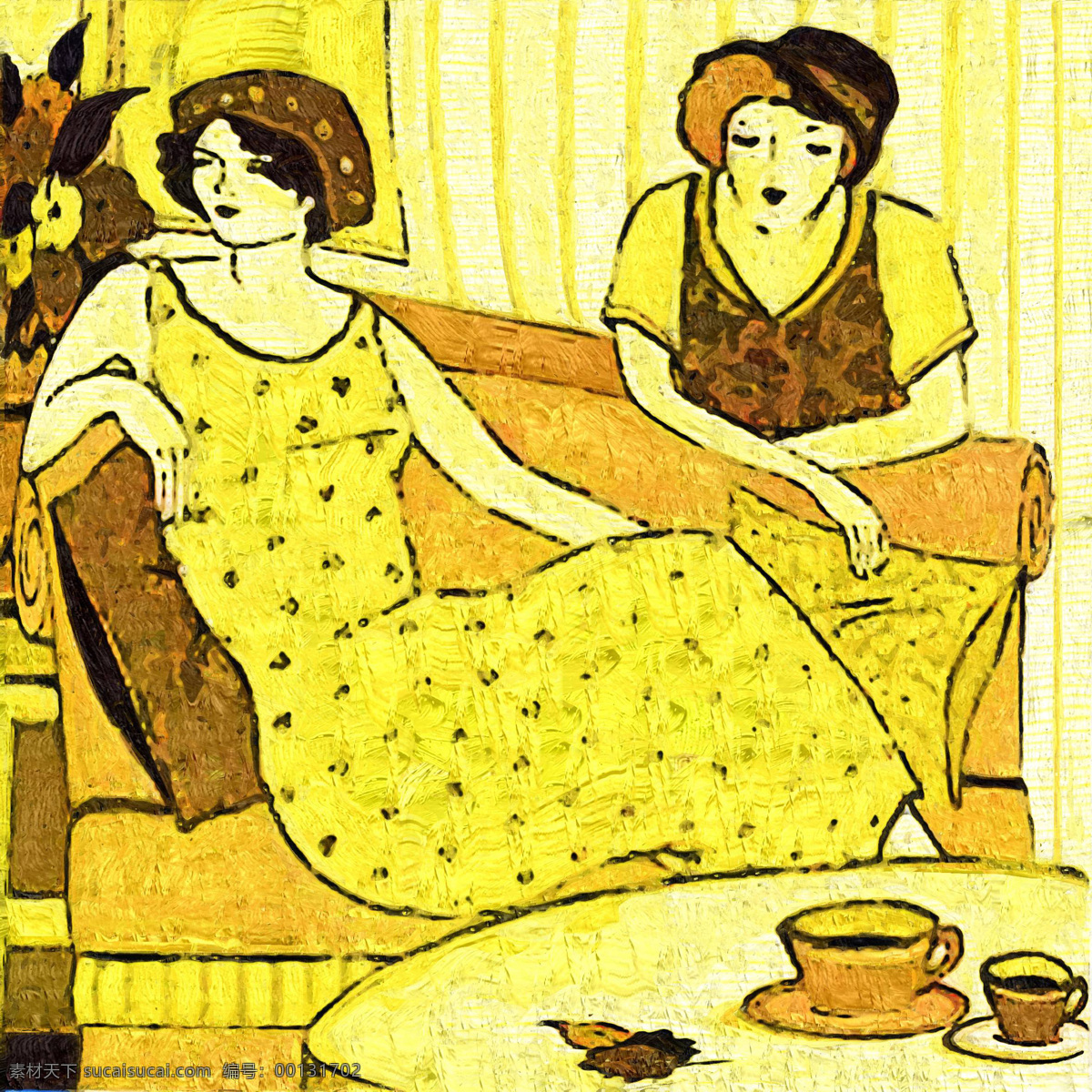 女子 餐厅 餐桌 抽象画 绘画 绘画书法 手绘 油画 装饰画 无框画 文化艺术 家居装饰素材