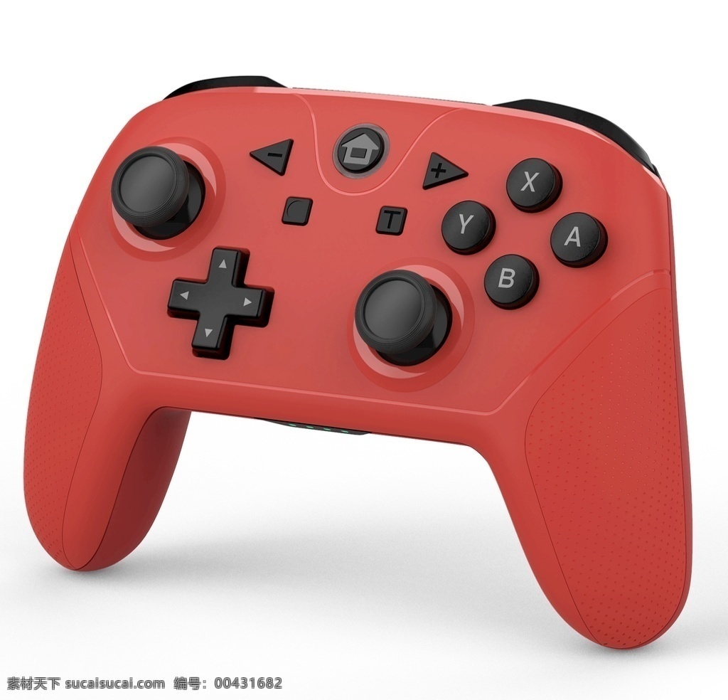 switch pro 红色手柄图片 红色手柄 亚马逊主图 白底图 精修图 玩游戏 image