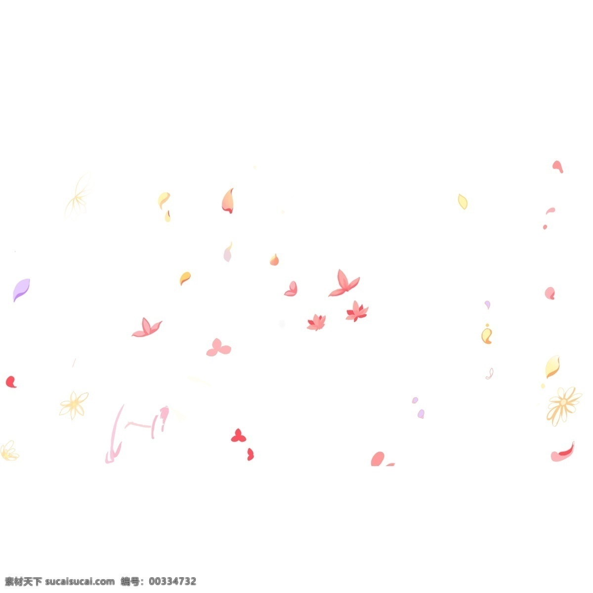 彩色 漂浮 小 碎花 小碎花 装饰 不规则