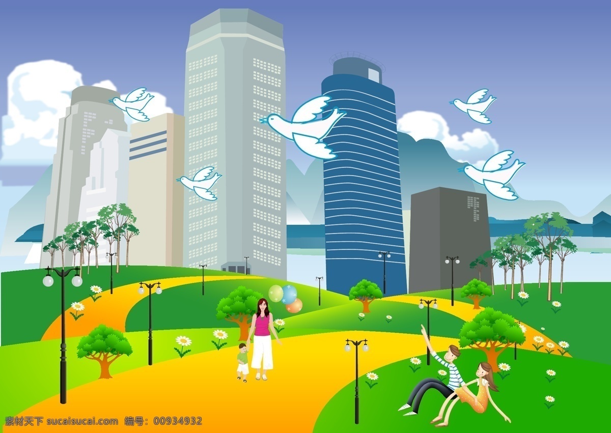 楼盘展示 背景 房地产背景图 楼盘展示背景 矢量图 建筑家居