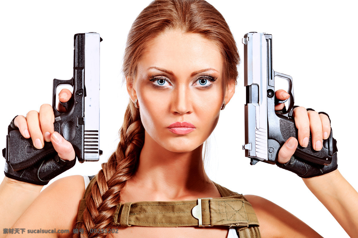 手枪 女 战士 性感 军事 女人 枪 女军人 军人 美女图片 人物图片
