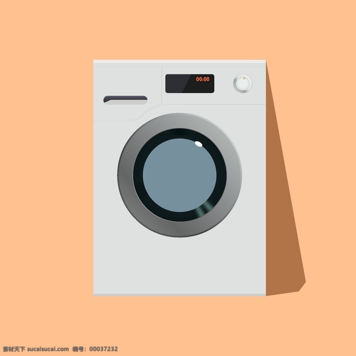 滚筒 洗衣机 白色 简洁 现代 标志图标 其他图标