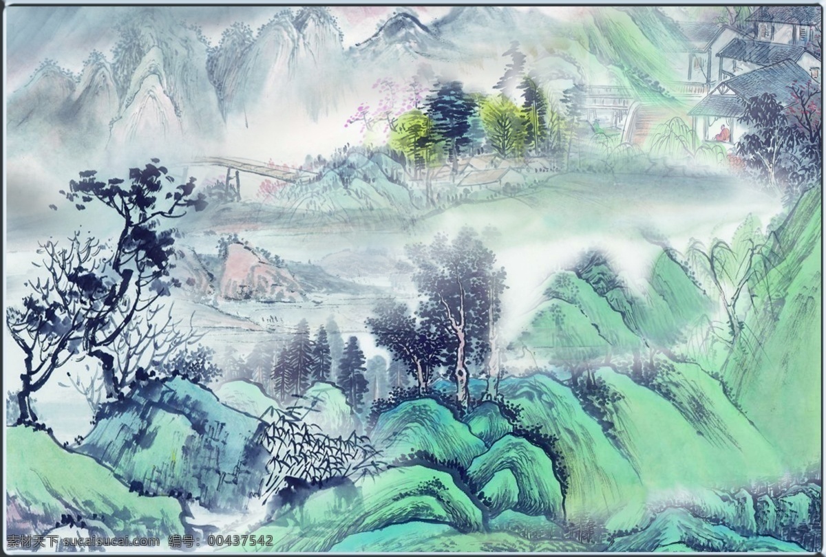 国画 山水 国画山水素材 山水画 山水画素材 山水图 国画山水模板 国画山水展板 国画山水大图 国画山水高清 家居装饰素材 山水风景画