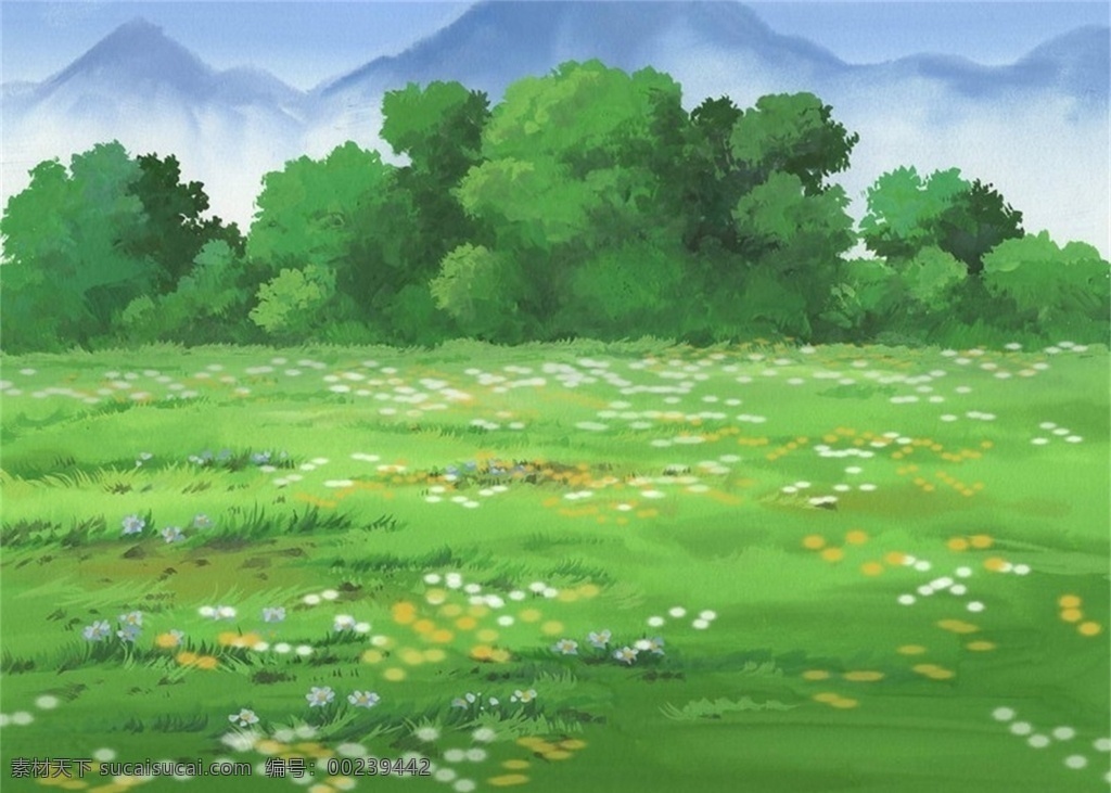 彩色 动漫 场景 插画 背景图片 背景 动漫动画 动漫人物