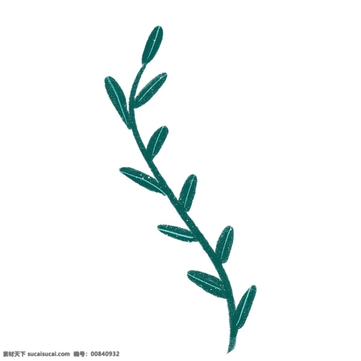 清明节 绿色 柳条 图案
