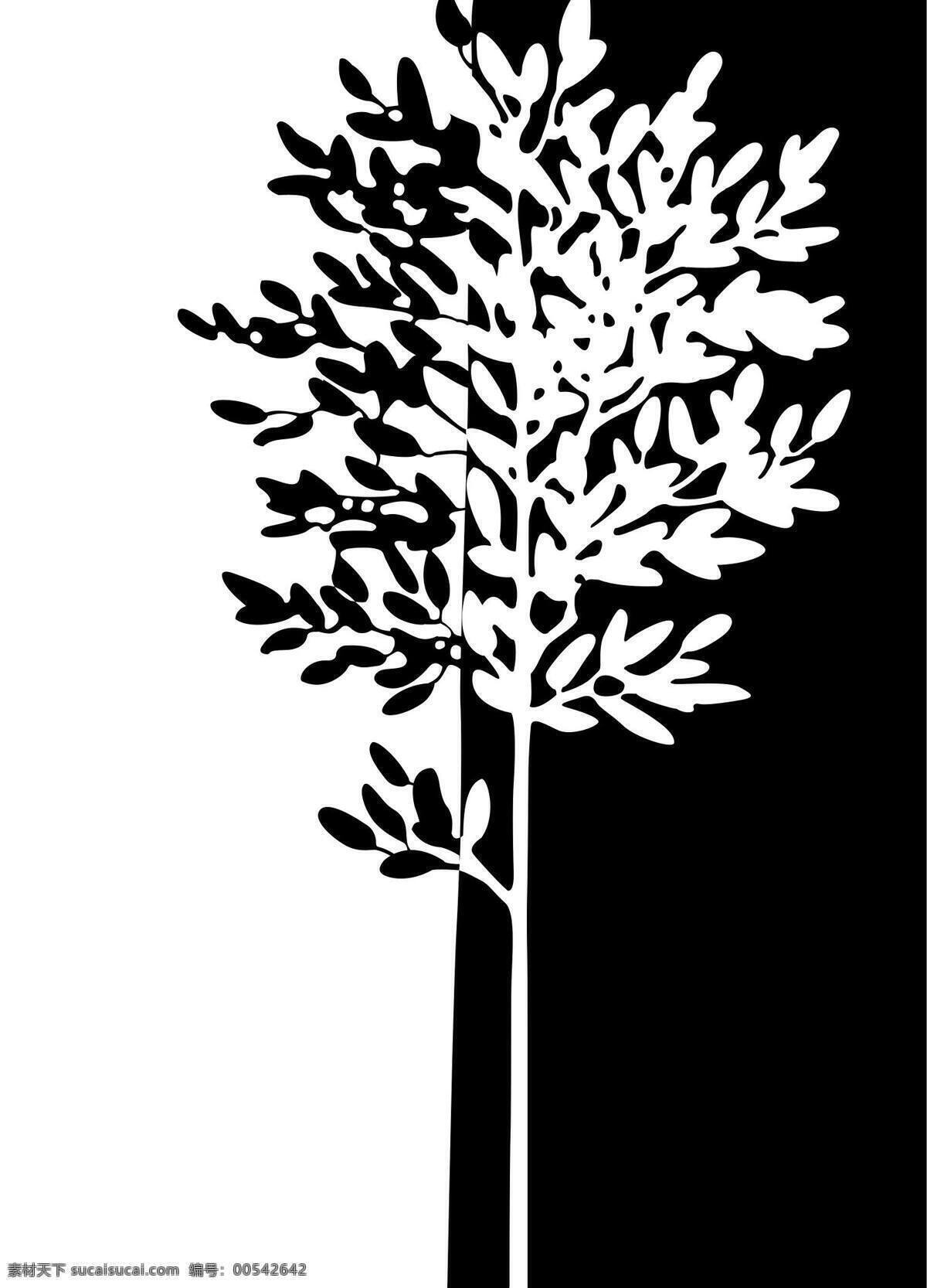 黑白 发财 树 装饰画 发财树 黑白装饰画 现代装饰画 装饰素材 无框画