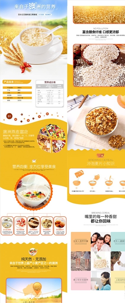 大米详情页 杂粮 五谷杂粮 大米 淘宝主题 淘宝详情页