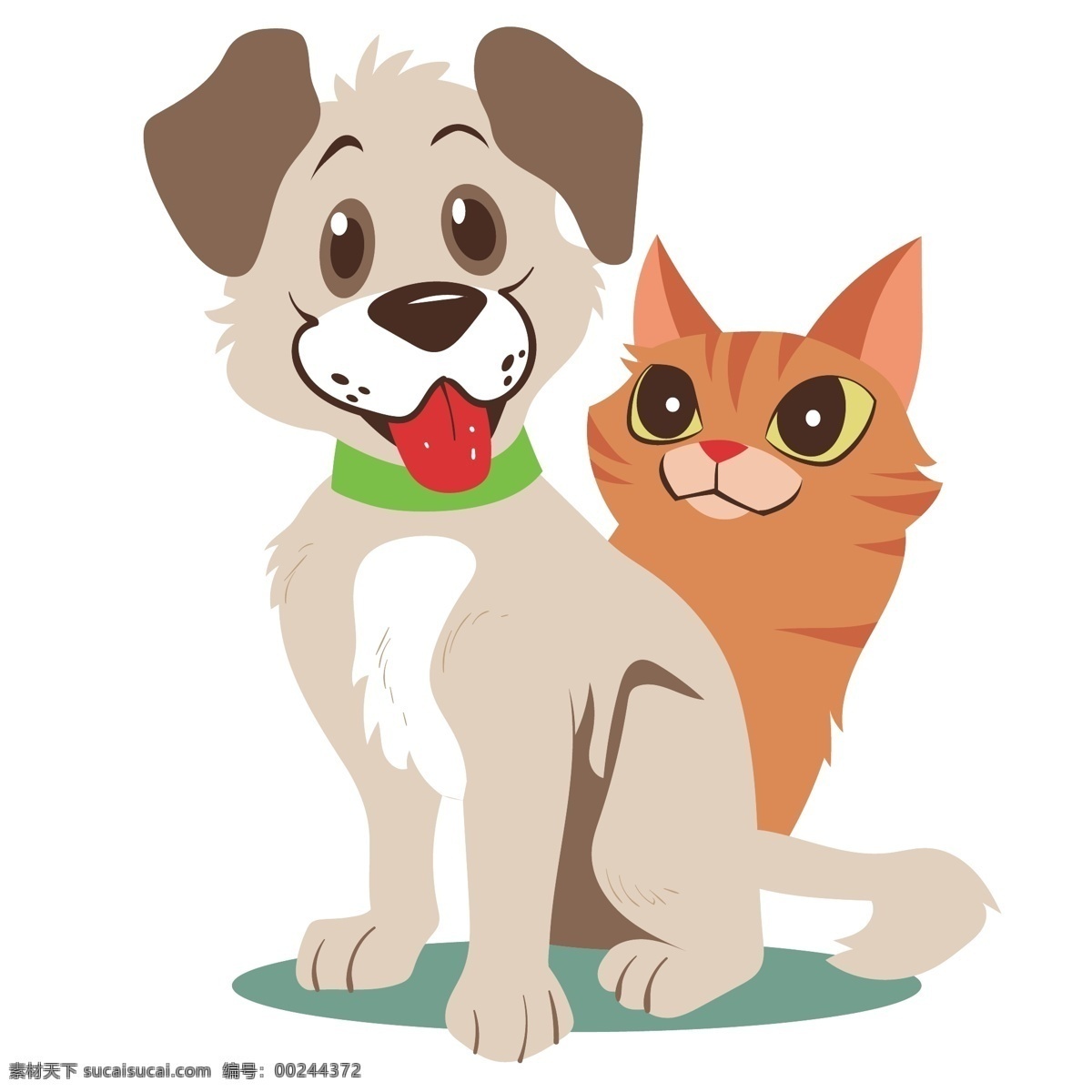 卡通 只 猫 狗 矢量 可爱 可爱猫咪 可爱小狗 卡通猫咪 卡通小狗 西瓜 猫咪 小猫咪 可爱小猫咪