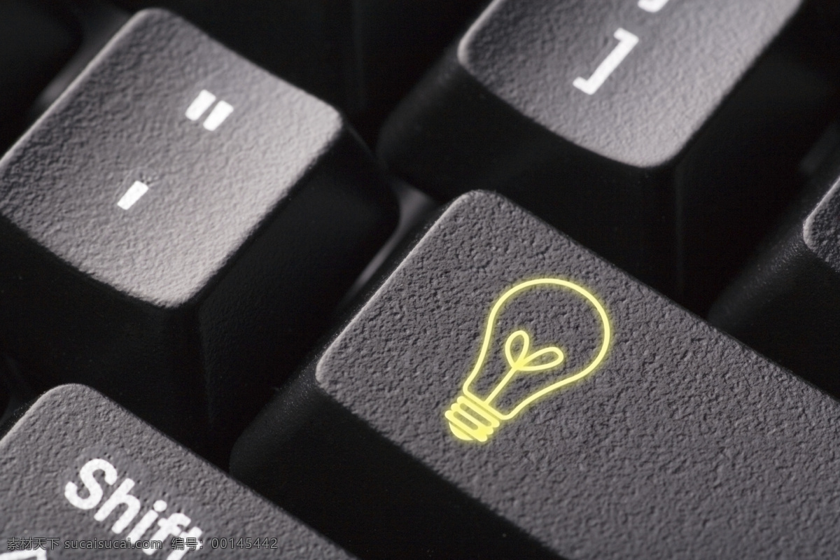 灯泡键盘 能源概念 电灯泡 灯泡 绿色能源 环保能源 生态能源 洁净能源 可再生资源 能源环保 低碳 节能 螺纹 键盘 生活用品 生活百科 黑色