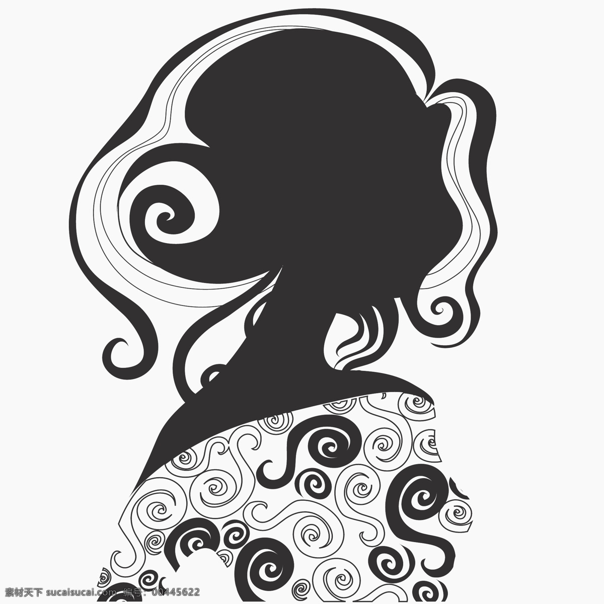 印花 矢量图 单色 服装图案 色彩 印花矢量图 黑白色 面料图库 服装设计 图案花型
