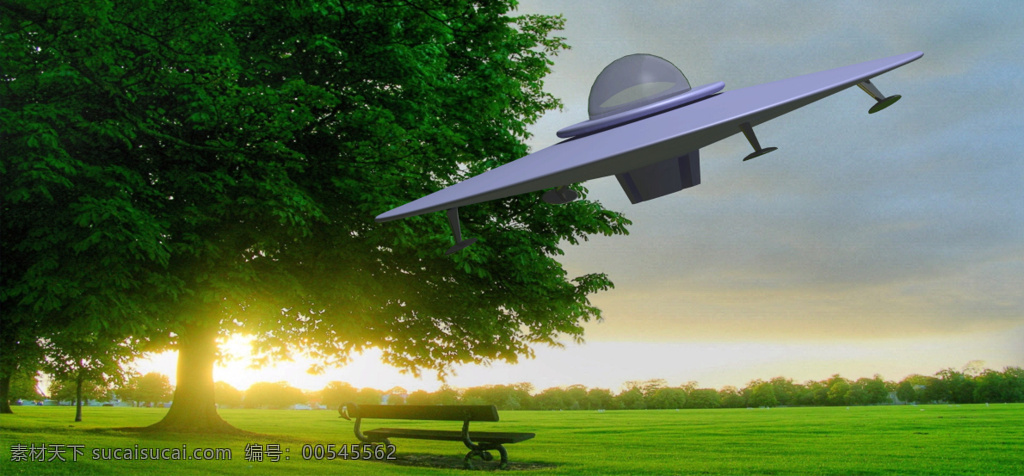 外星 船 ufo 外星人 新的 3d模型素材 建筑模型