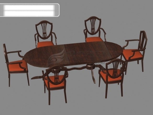 3d 欧式 桌椅 组合 欧式桌椅组合 桌 椅 椅子 3d素材 3d设计 3d效果图 max 灰色