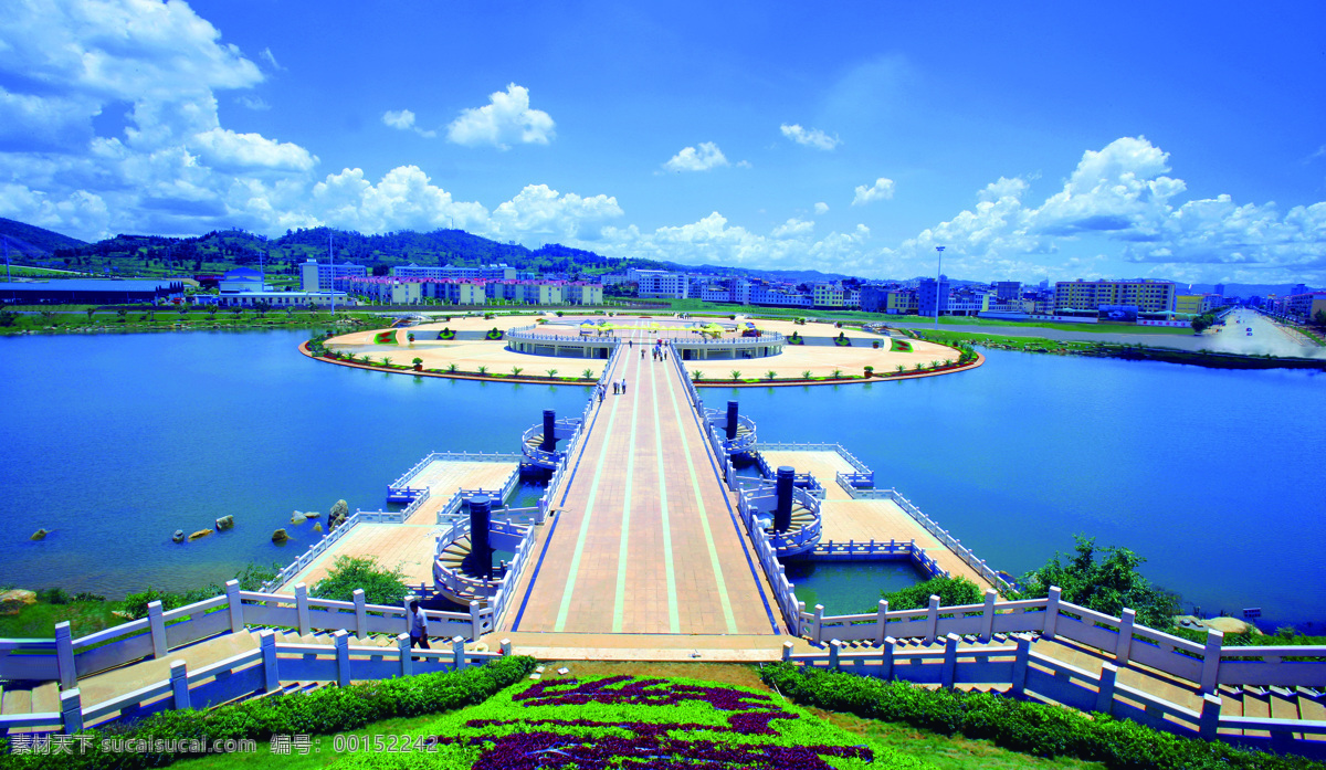 玉溪 聂耳 音乐 广场 水 风景 走廊 园林建筑 建筑园林