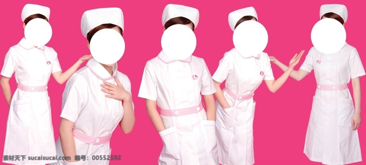 护士 医生 抬手护士 天使 造型护士 分层