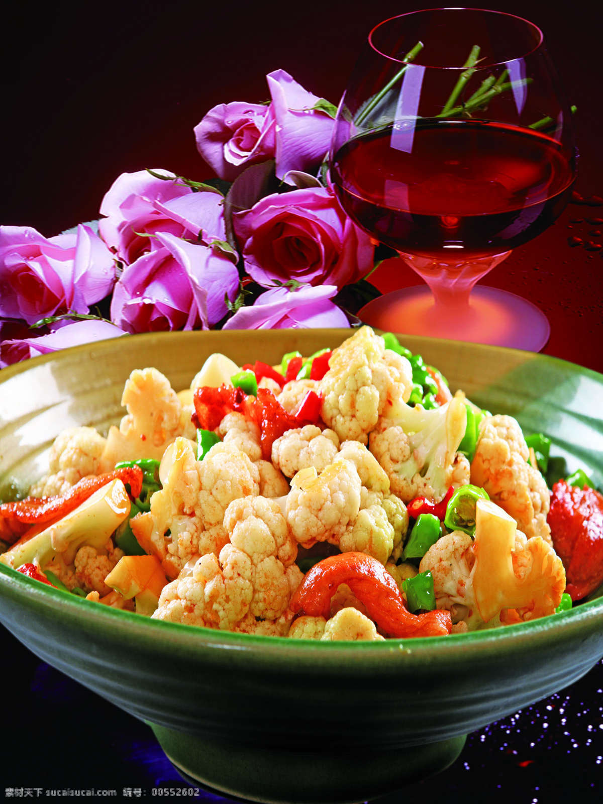 大碗有机花菜 大碗 有机花菜 大碗有机 花菜 大碗花菜 传统美食 餐饮美食