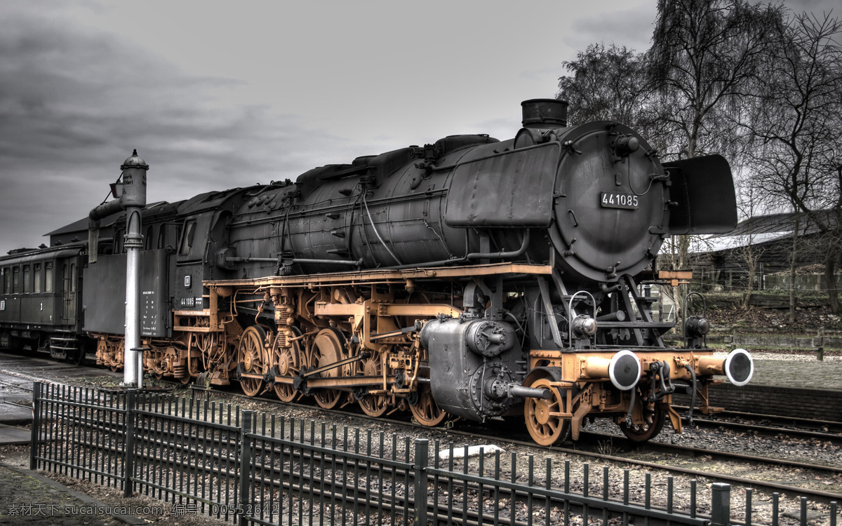 蒸气火车 旧式火车 老火车 列车 现代科技 交通工具 摄影图库