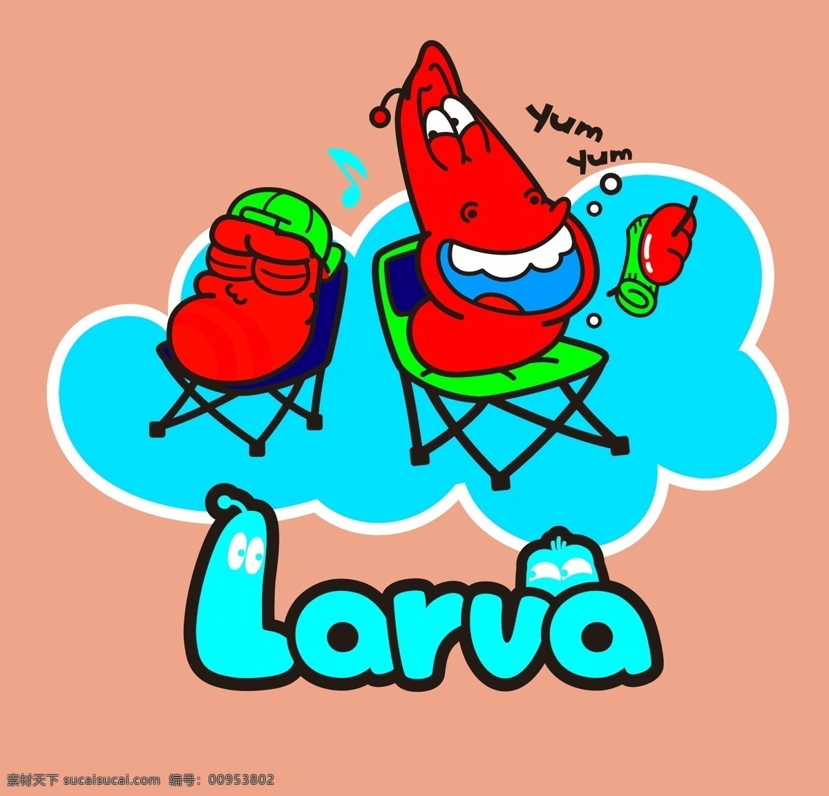 卡通虫子图片 卡通虫子 流氓虫 larva 矢量文件 背景 服装设计 卡通 宝宝喜欢 小男生 卡通共享图 动漫动画