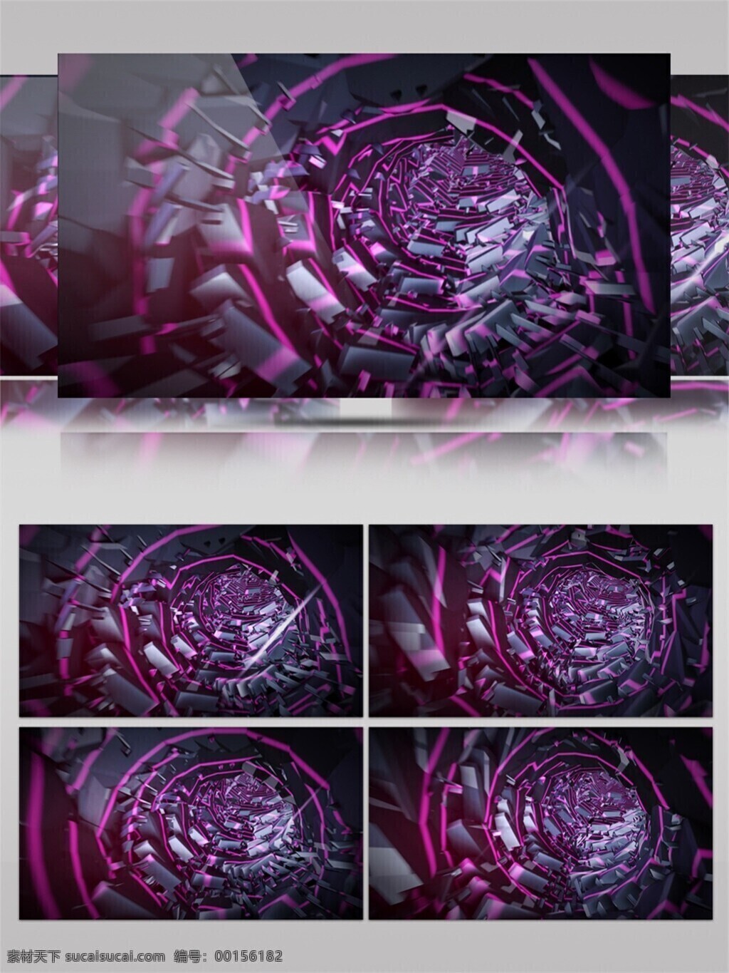 紫色 星际 旋涡 视频 光束 激光 高清素材 唯美素材 光景素材