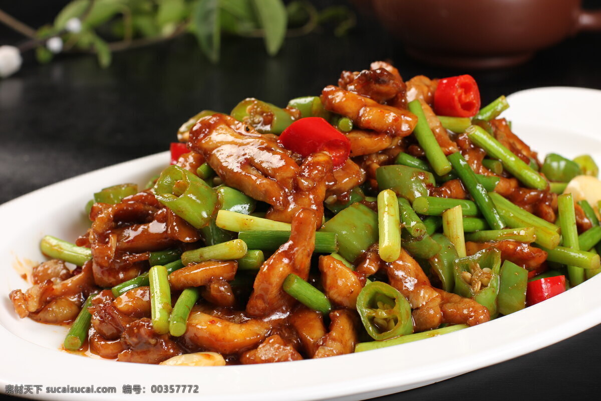 湘味小炒鸡 小炒鸡 爆炒鸡 香辣小炒鸡 蒜苔小炒鸡 餐饮美食 传统美食