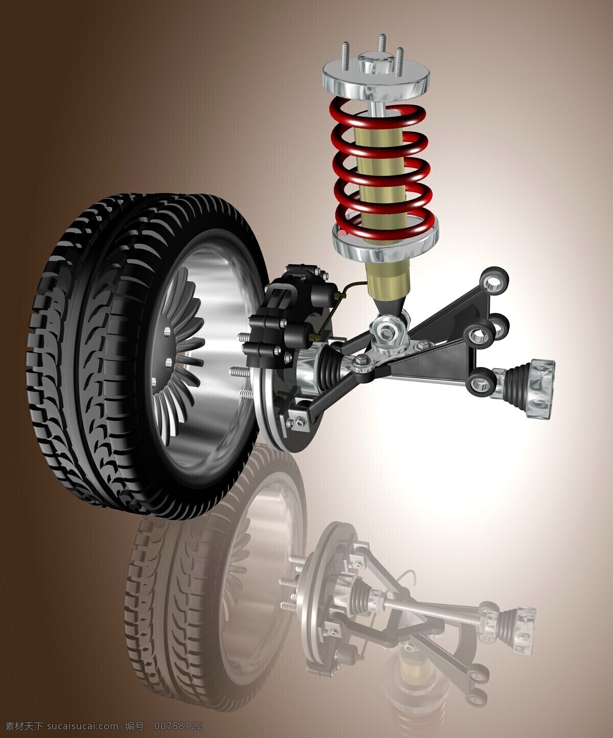 减震 弹簧 车胎 汽车轮胎 轿车轮胎 车轮 轮毂 汽车图片 现代科技