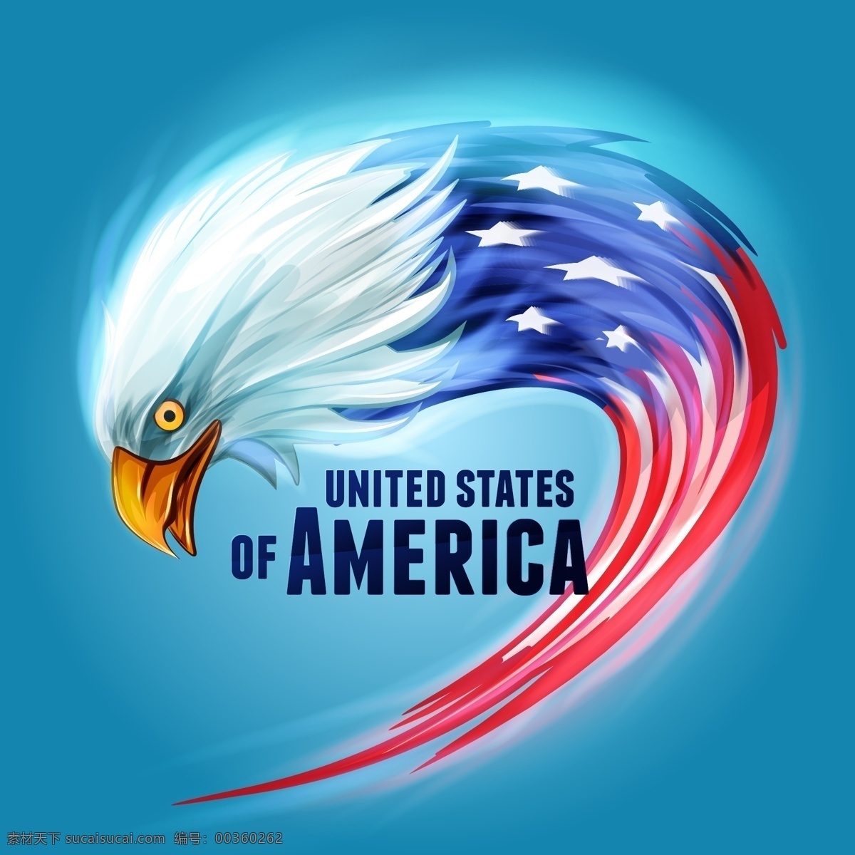 美国 鹰 旗帜 矢量 横幅 鸟 动物标志 象征 徽章 红色 国家 符号 标签 艺术品 插图 文化艺术 绘画书法