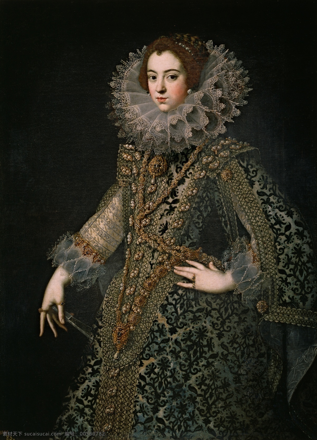 高清 西方 古典 人物 宗教 神话 ca iv felipe esposa primera espana reina borbon de isabel anonymous 油画 巴洛克艺术 装饰画 装饰素材