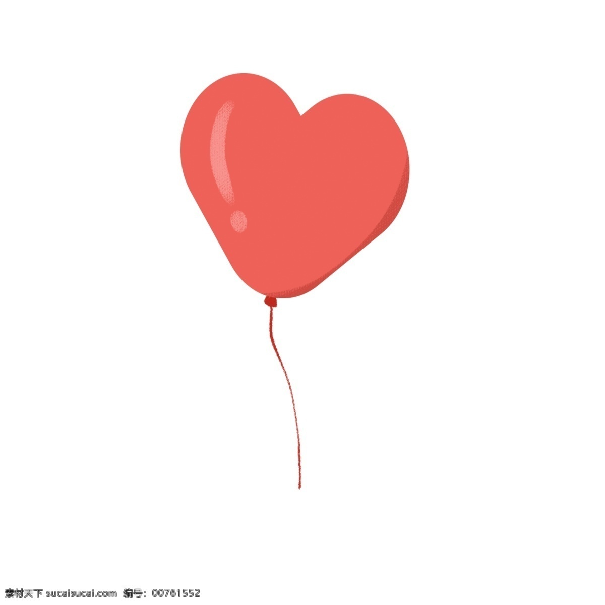 情人节 儿童节 卡通 红色 心形 气球 心形气球 手绘气球 漂浮气球 七夕 六一 爱情 粉色 表白