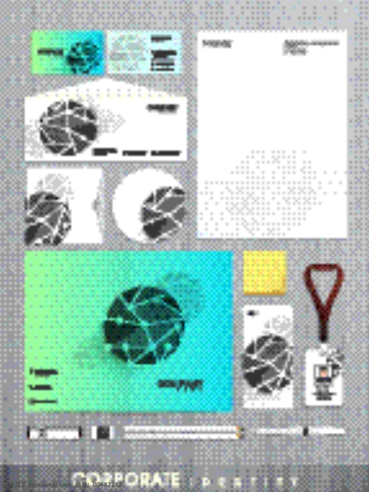 清新 办公用品 视觉 识别 系统 vi系统 vi元素 光盘封套 信封 圆珠笔 纸张 画册 vi模板设计
