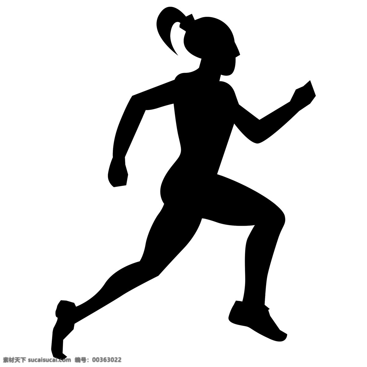 女 奔跑 形象 剪影 运动 女运动员 健身 田径 运动员 女奔跑者 黑色剪影 广告 海报