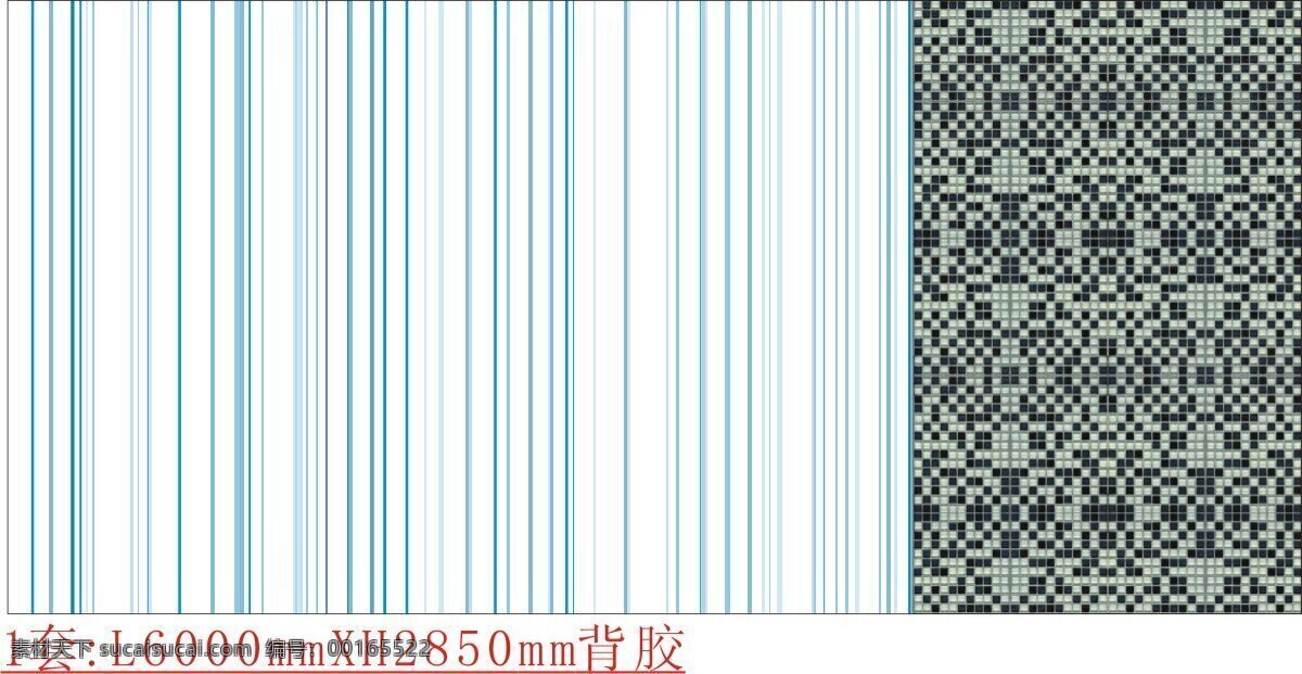 马赛克 瓷片 瓷砖 其他矢量 矢量素材 线 线纹 直线 蓝线 矢量 装饰素材 室内装饰用图