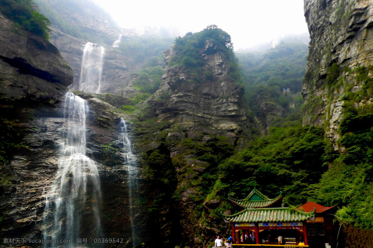 庐山 山脉 瀑布 幽深 自然景观 旅游摄影 自然风景