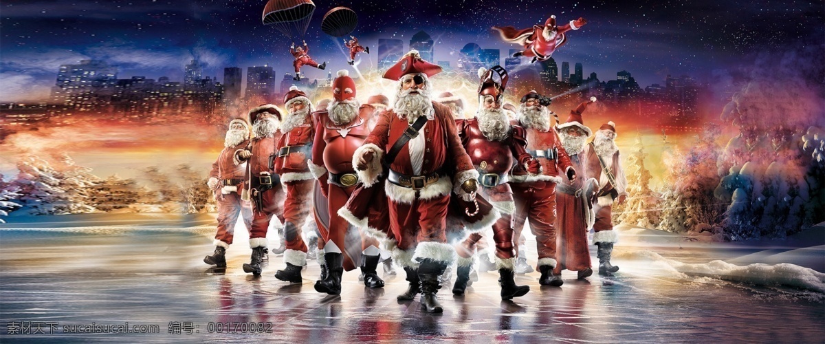 圣诞老人 淘宝 海报 圣诞节 圣诞海报 首页海报 黑色