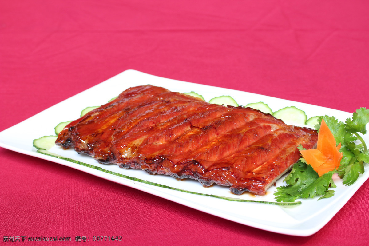 蜜汁烧排骨 美食 排骨 烧排骨 烧肉 餐饮美食 传统美食
