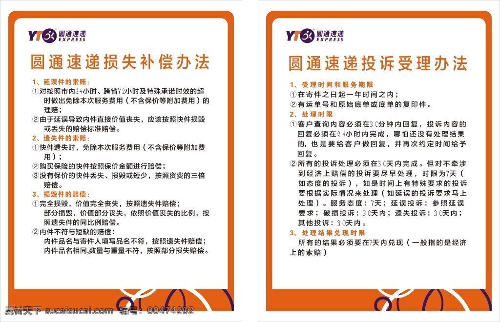 圆通 速递 制度 牌 操作 基本原则 快递 物流 模板下载 圆通速递 标准化 白色