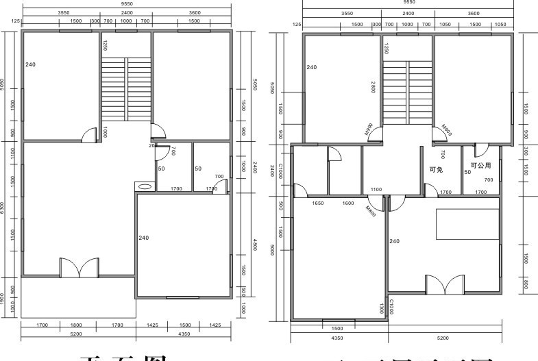 楼层平面图 室内平面图 楼层设计图 效果图 精品图 室内设计 建筑家居 矢量