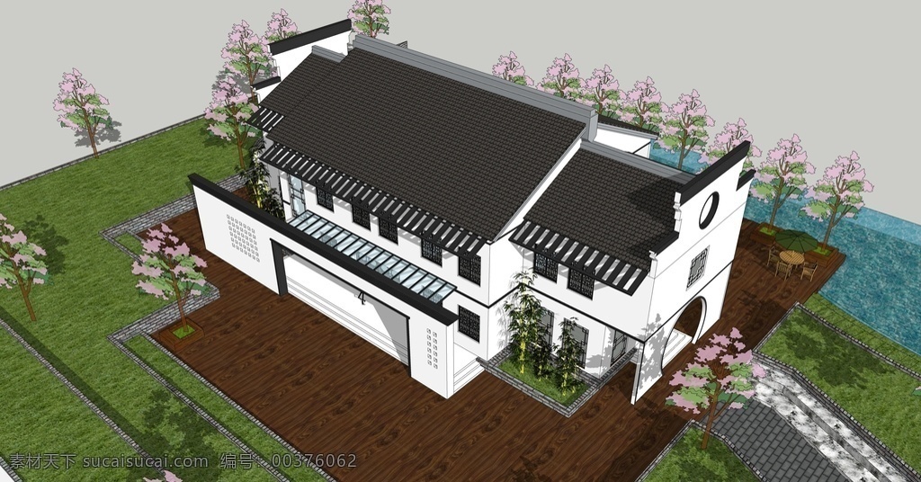 现代 徽派 度假 别墅 现代徽派 徽派建筑 新中式 度假别墅 别墅社区 别墅合院 别墅设计 独栋别墅 建筑设计 草图大师 草图大师模型 新 中式 建筑模型 3d设计 室外模型 skp