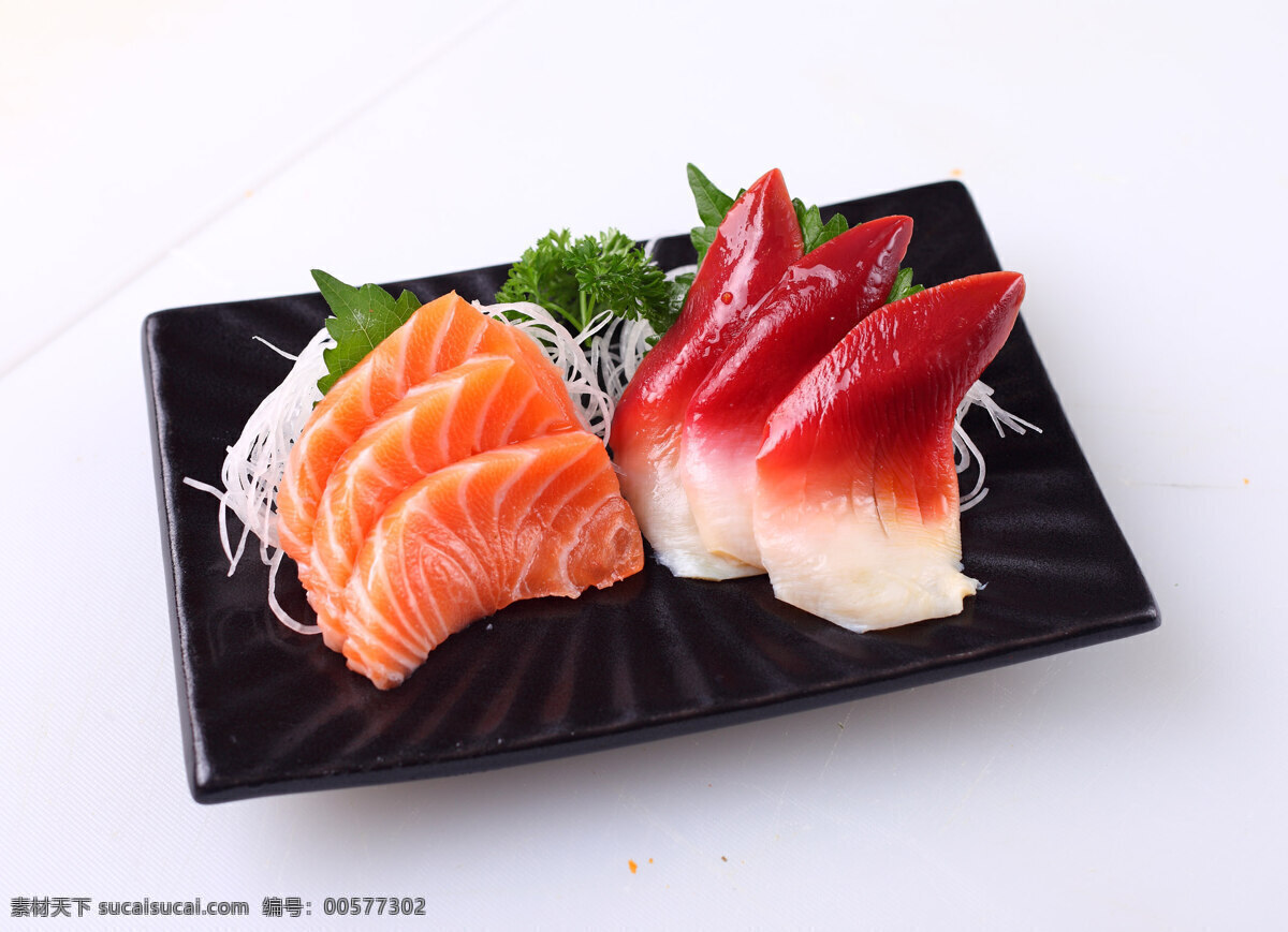 三文鱼刺身 三文鱼 北极贝 北极贝刺身 刺身 生鱼片 料理 日本料理 美食 餐饮美食 传统美食