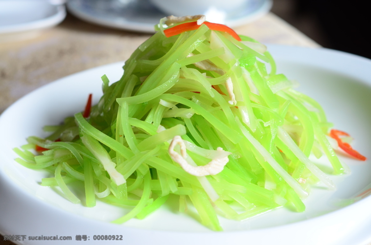 凉拌莴笋 莴笋 凉拌 冷菜 美食 莴笋丝 餐饮美食 传统美食