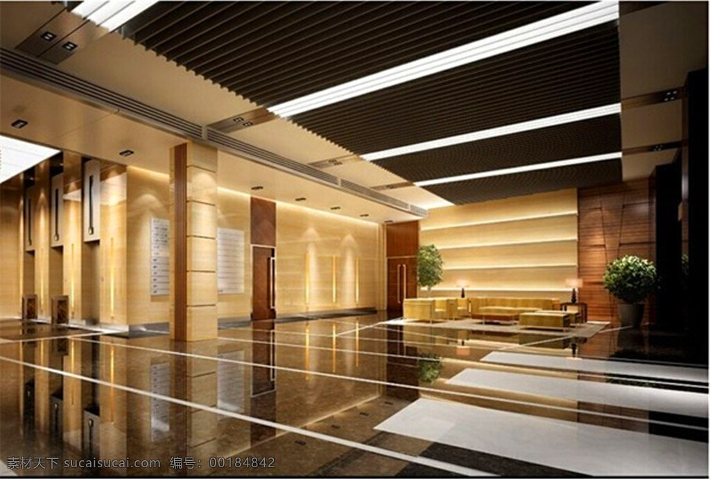 企业 大厅 3d 装饰 模型 家居 家居生活 室内设计 装修 室内 家具 装修设计 环境设计 效果图 max 背景墙