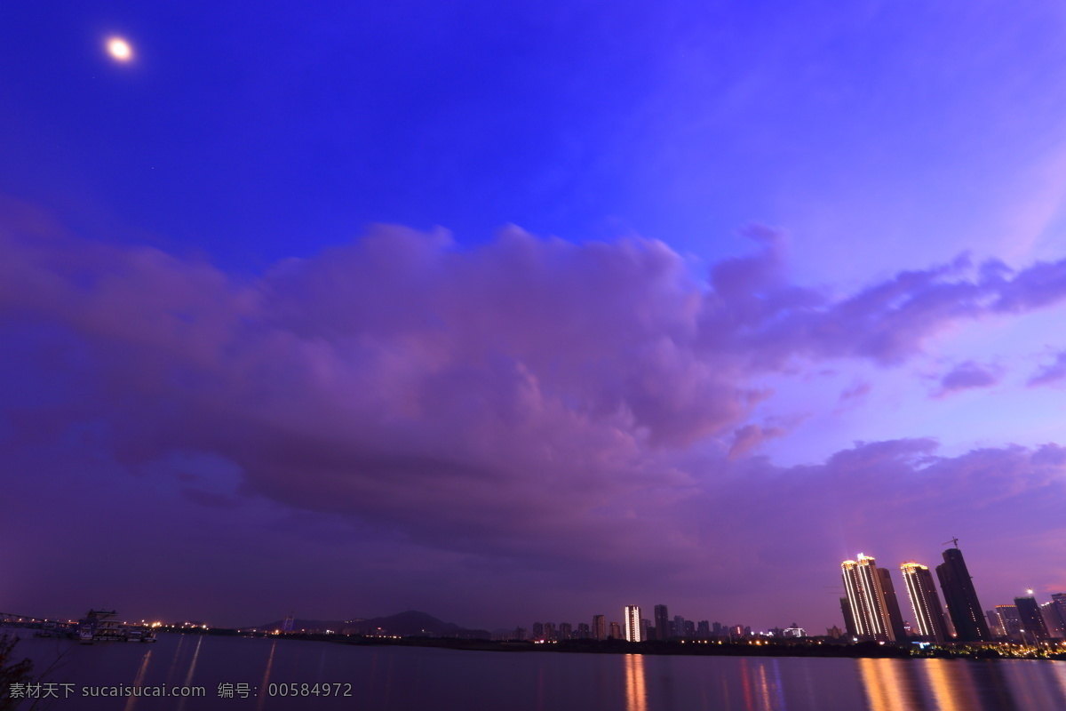 城市夜景 夕阳 城市 晚霞 黄昏 黄昏城市 风景 自然景观 建筑景观