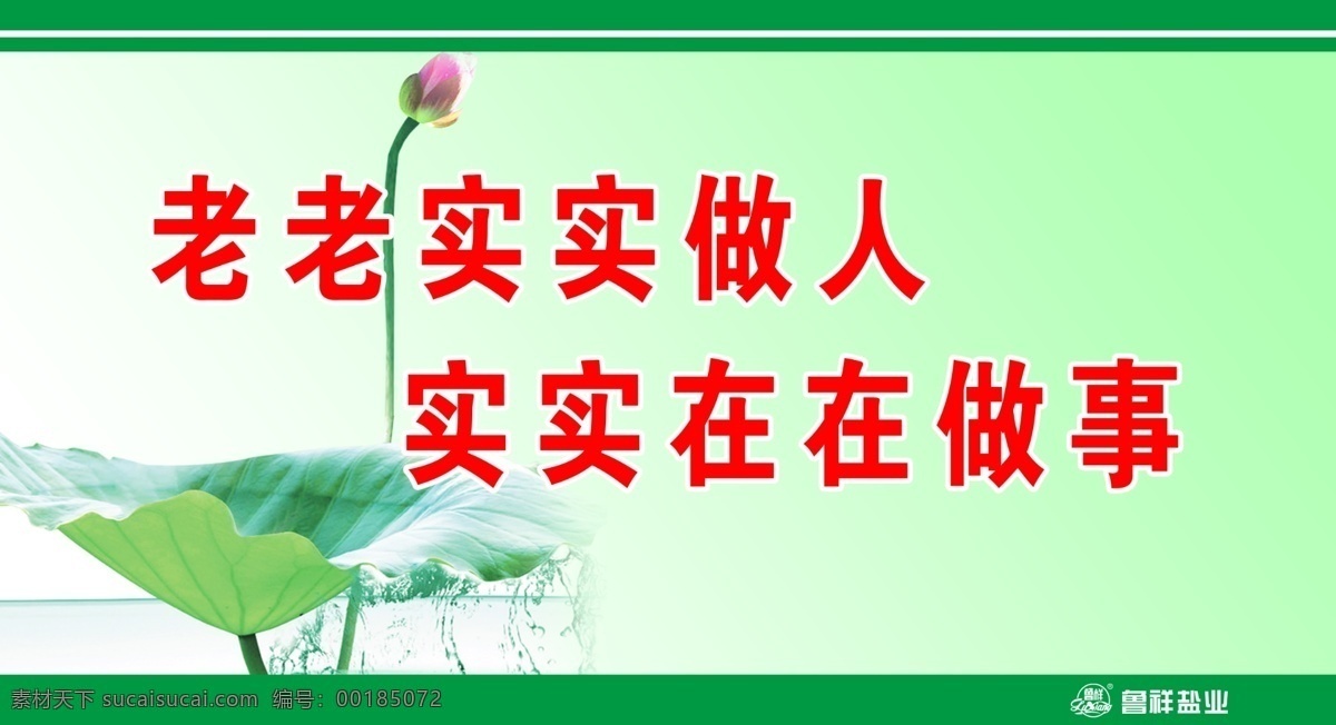 老实做人 实在 做事 模板下载 实在做事 荷花 分层 源文件 白色