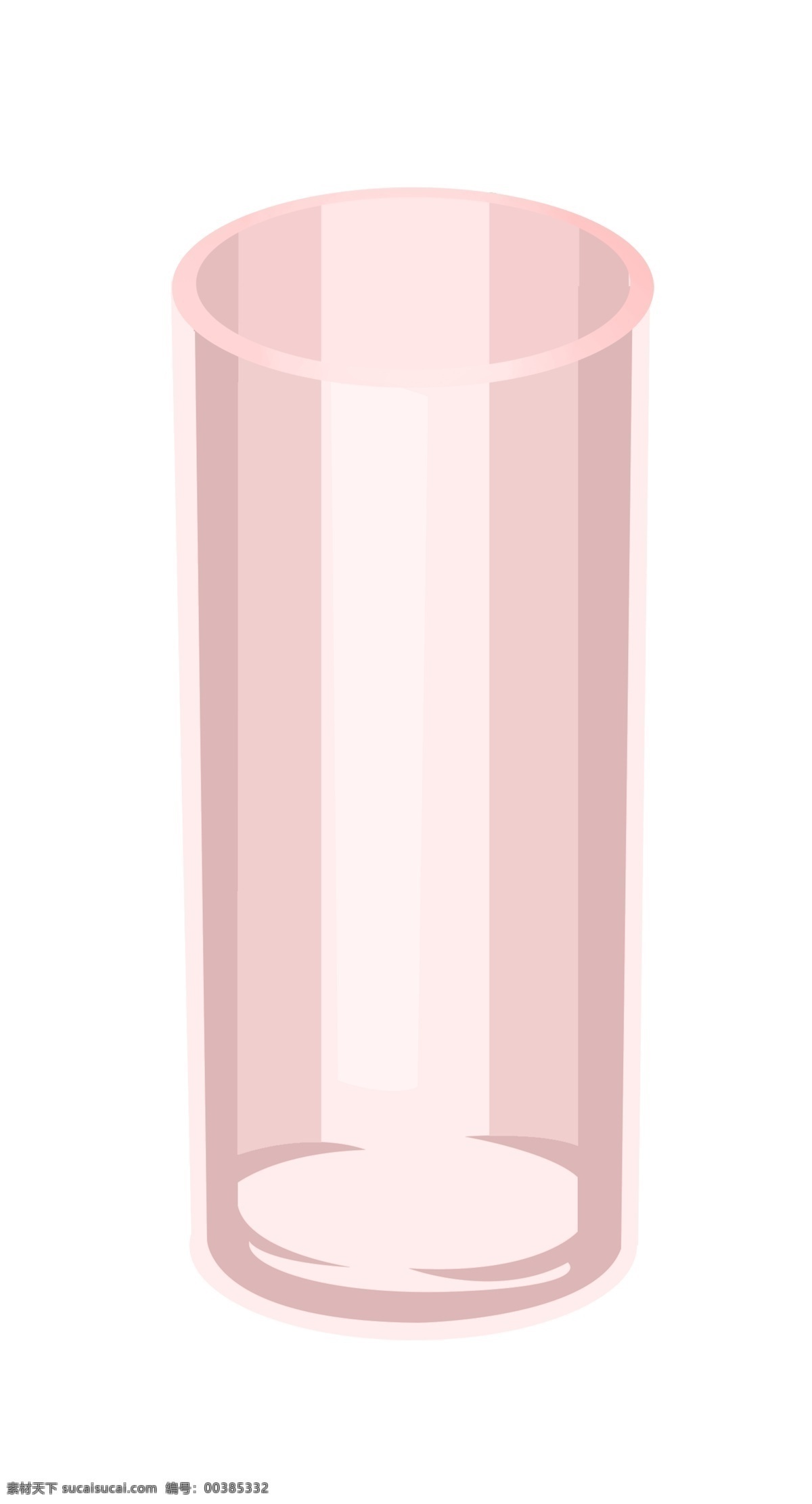 精美 粉色 玻璃 水杯 杯子 卡通水杯插画 粉色的杯子 玻璃杯子 杯具 玻璃器皿 创意粉色水杯